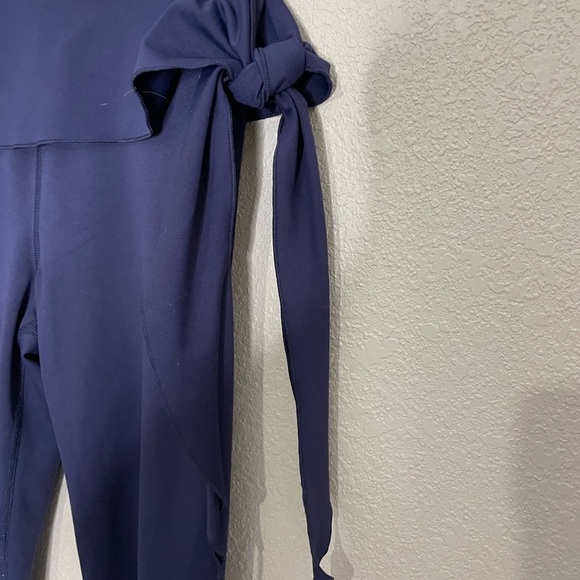 Carbon 38 Side Tie Blue Leggings XS - Picture 6 of 6